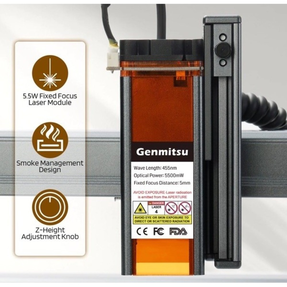 GENMITSU JINSOKU LC-40 LASER ENGRAVING MACHINE - Picture 3 of 4